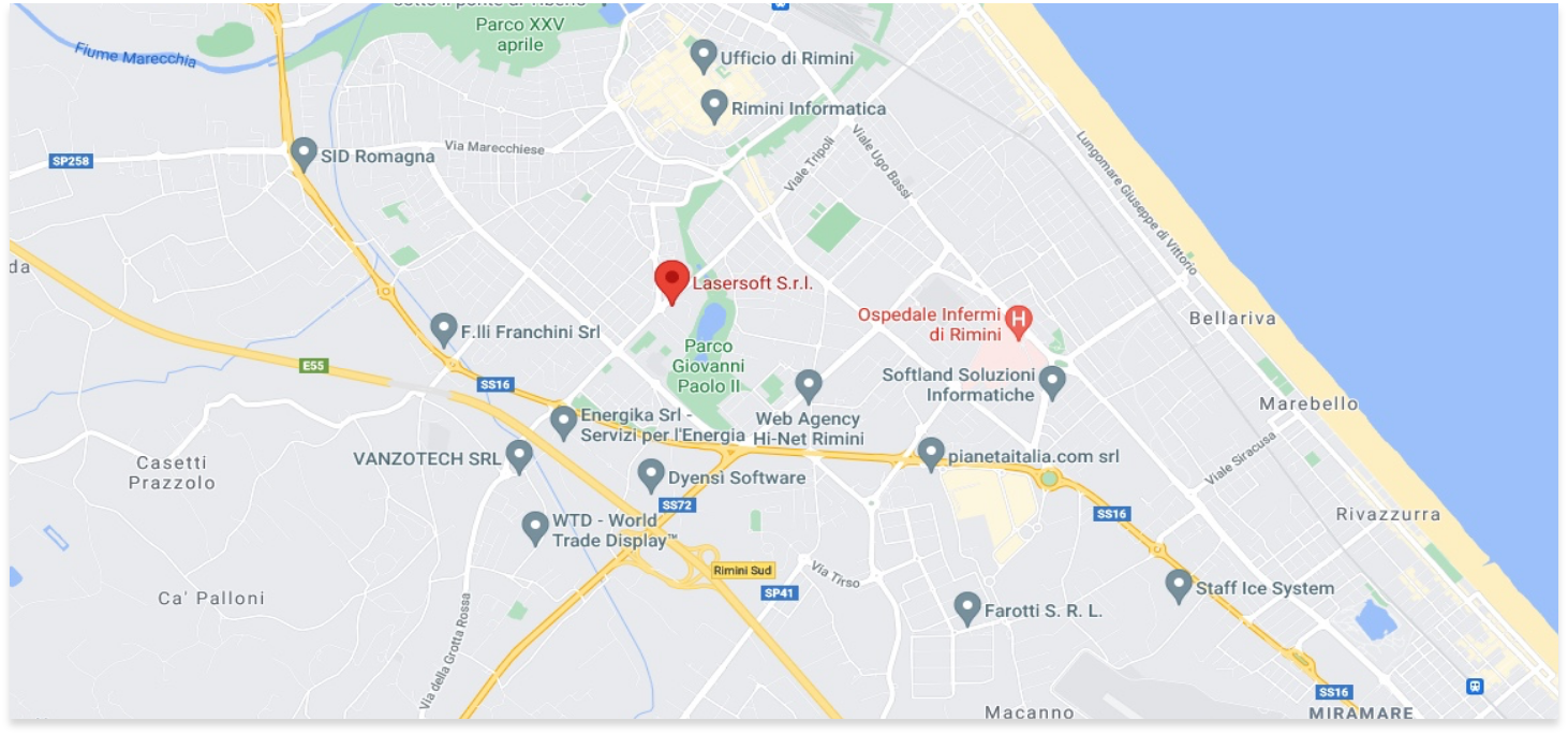 Mappa della sede su Google Maps