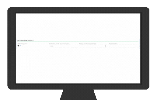Prenota con Google Anteprima
